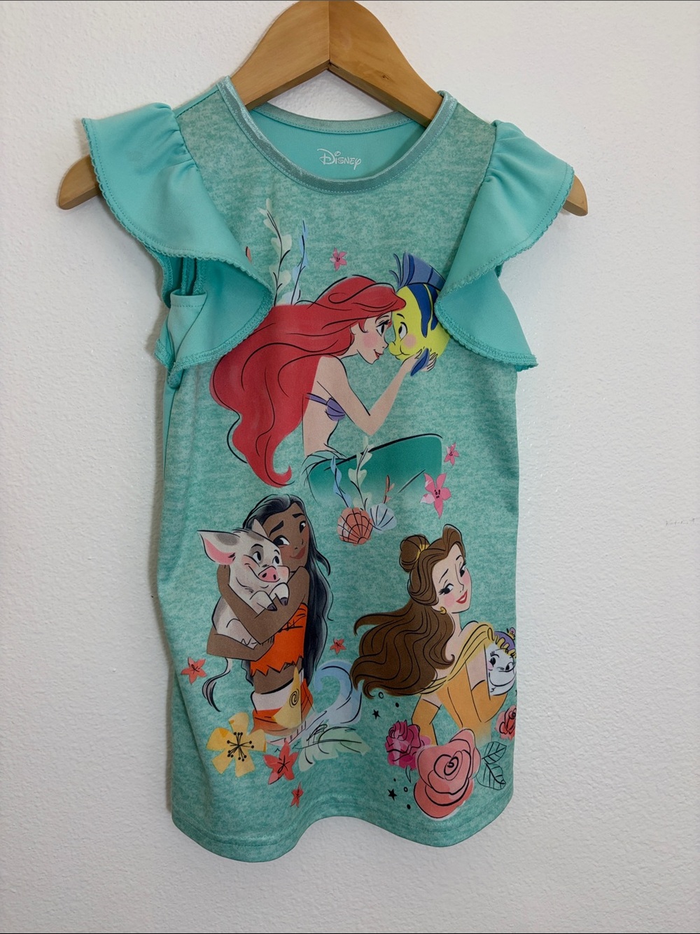 Disney Princess Green Pajama Nightgown